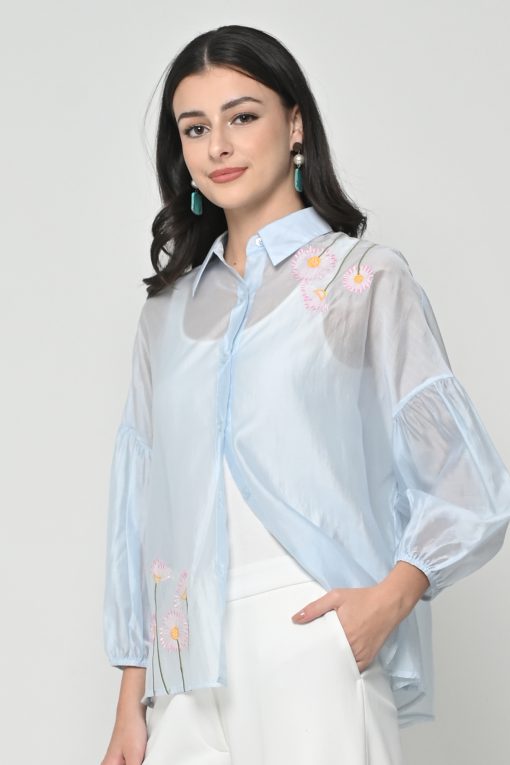 Neu'Mor Blossom Breeze Shirt - A860 Blue